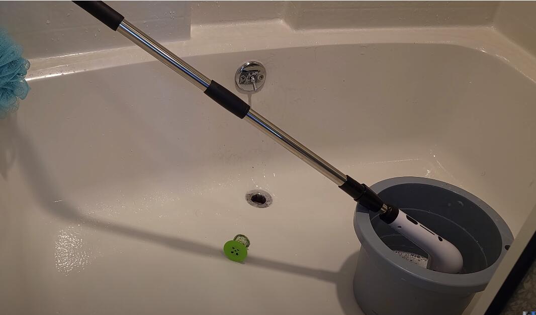 Electric Scrubbing Brush with Long Handle Tackle Tough Stains with Ea