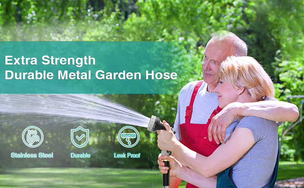 The Marvels of Metal Garden Hose 50ft: Compact and Capable