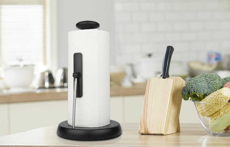 Lefree Black Paper Towel Holder Countertop: A Sturdy and Convenient Kitchen Essential
