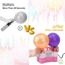 Lefree Balloon Pump Electric Air Pump Inflator for Party Decoration，Blue/Pink