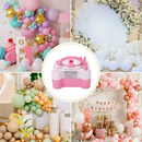 Lefree Balloon Pump Electric Air Pump Inflator for Party Decoration，Blue/Pink