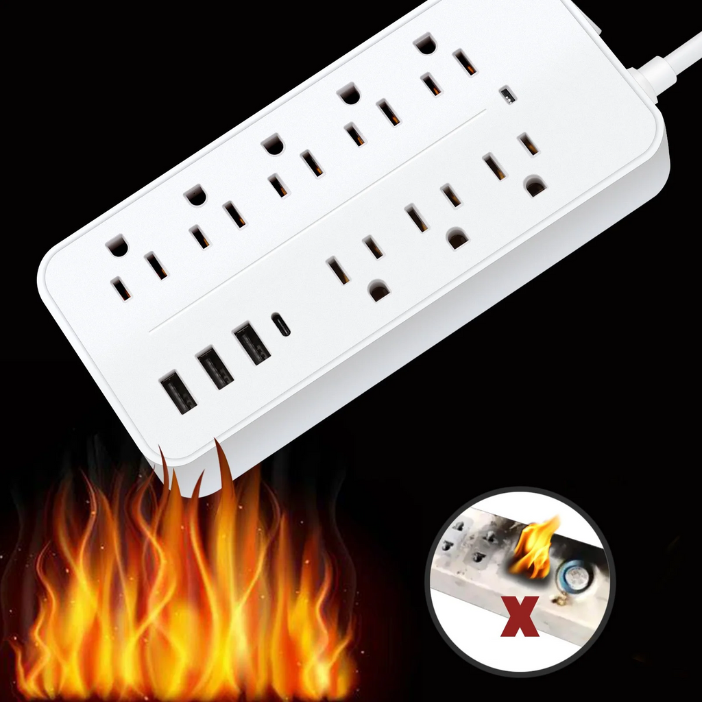 Lefree Power Strip Surge Protector Extension Cord with Multi Outlets U