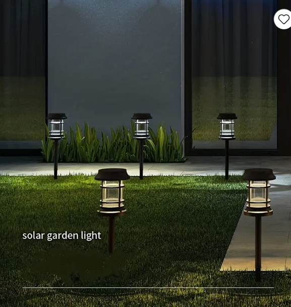 Solar Pathway Lights, Decorative Solar Garden Lights, Waterproof Solar Lights