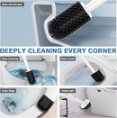 Lefree 2 Pack Magnetic Toilet Brush and caddy Bowl Brush Holder Gray