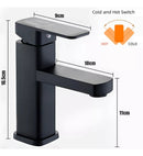Lefree Bathroom Sink Faucet One Hole Single Handle Faucets Matte Black