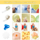 Lefree Balloon Pump Electric Air Pump Inflator for Party Decoration，Blue/Pink