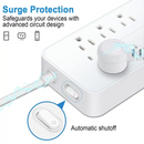 Lefree Power Strip Surge Protector Extension Cord with Multi Outlets USB Ports