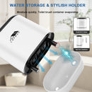 Lefree 2 Pack Magnetic Toilet Brush and caddy Bowl Brush Holder Gray