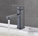 Lefree Bathroom Sink Faucet One Hole Single Handle Faucets Matte Black