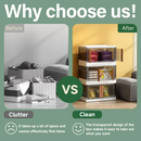 Lefree Storage Bins with Lids Collapsible Box Containers Organizer