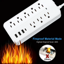 Lefree Power Strip Surge Protector Extension Cord with Multi Outlets USB Ports