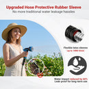 Metal Garden Hose 100FT/75FT/50FT/25FT，304 Stainless Steel Water Hose