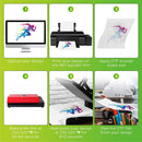 DTF Powder 500g/17.6oz White Digital Transfer Hot Melt Adhesive, Dtf Transfer Powder for DTF Transfer Film